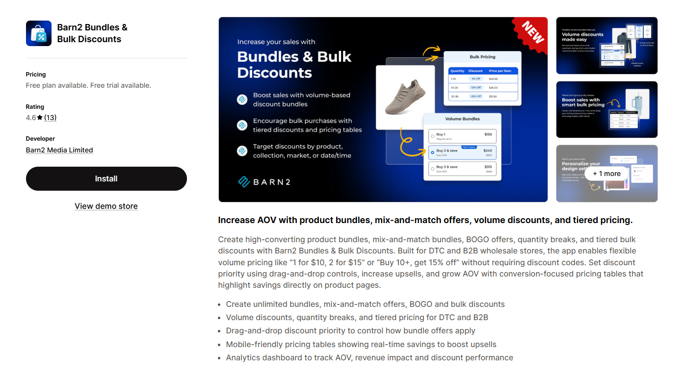 Barn2 Bundles Bulk Discounts