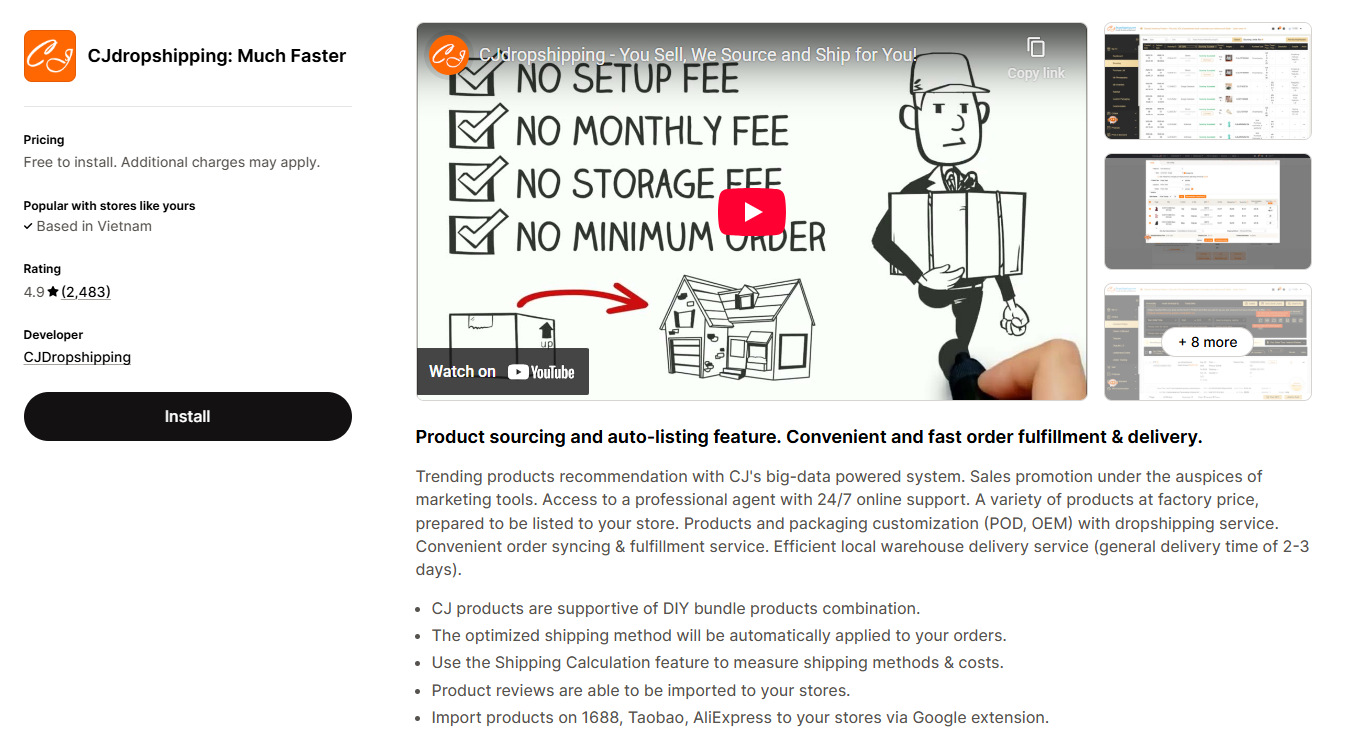 CJdropshipping: Much Faster