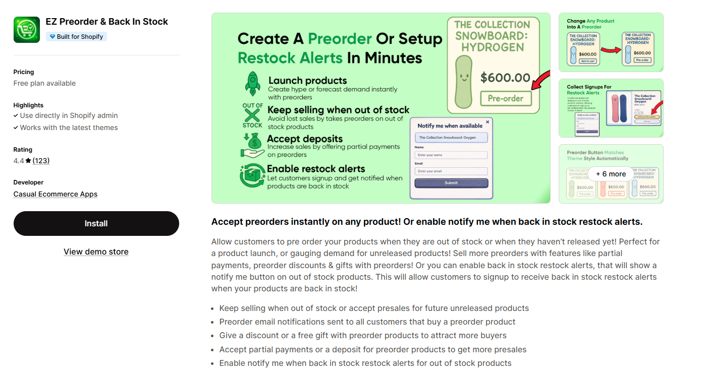 EZ PreOrder: Presale Manager