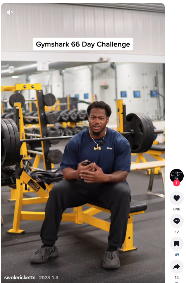 Gymshark 66 day challange