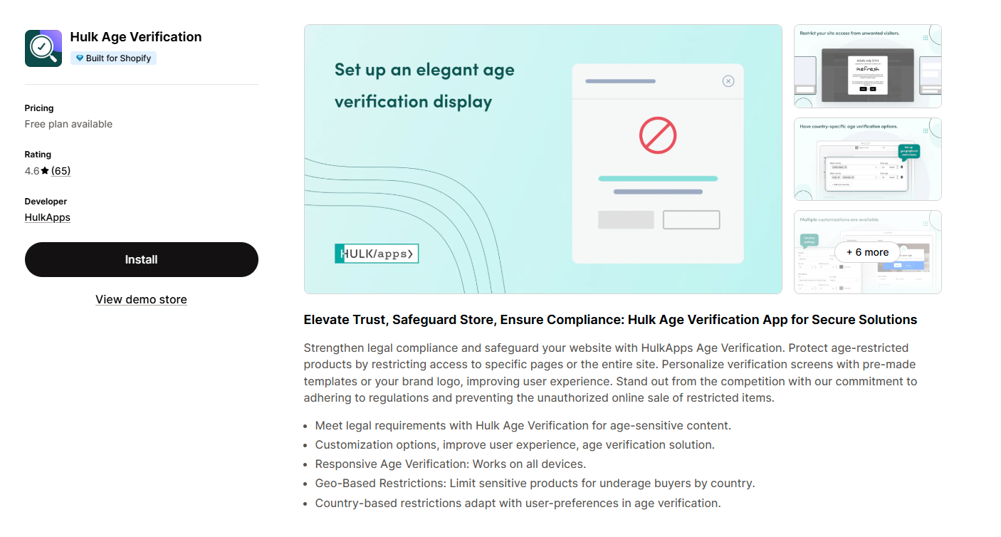 Hulk Age Verification