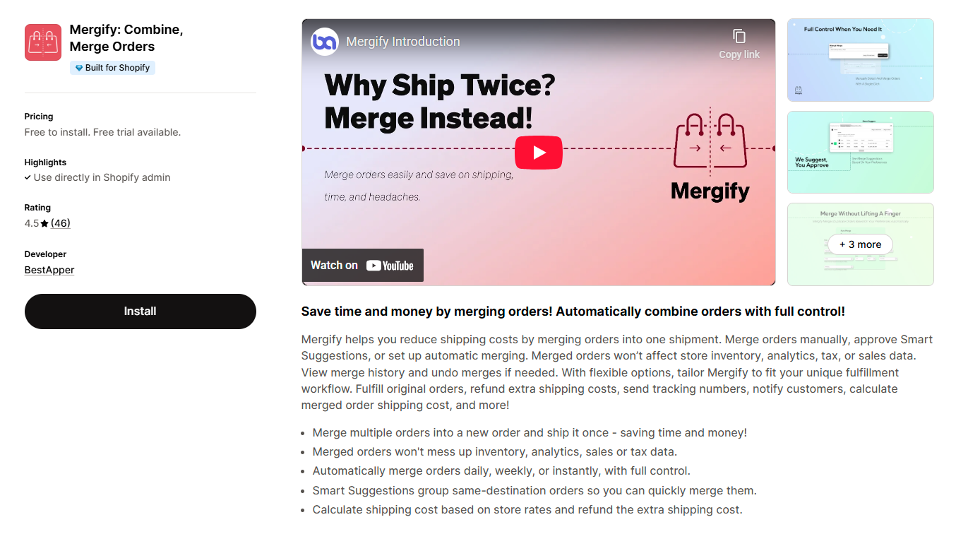 Mergify: Combine, Merge Orders