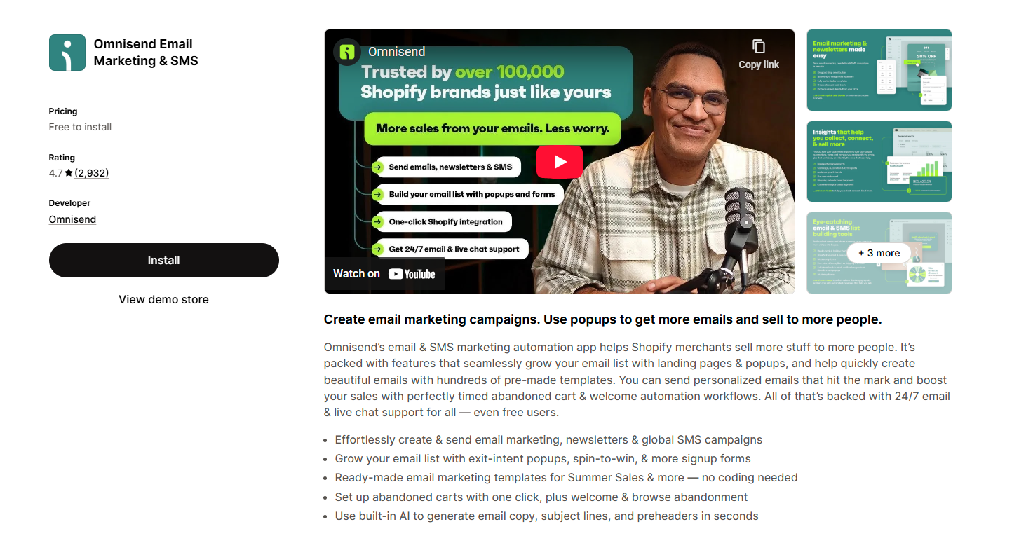 Omnisend Email Marketing & SMS