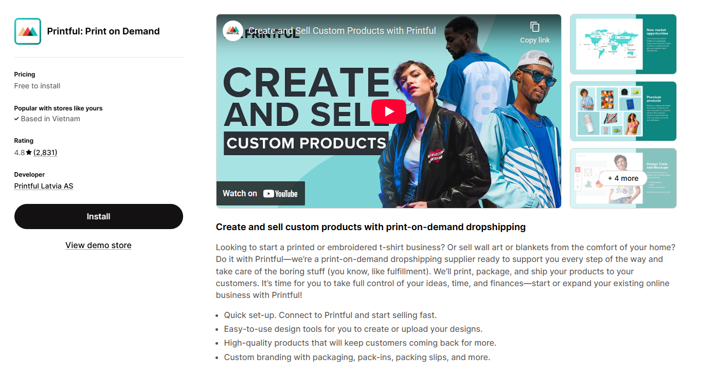 Printful: Print on Demand