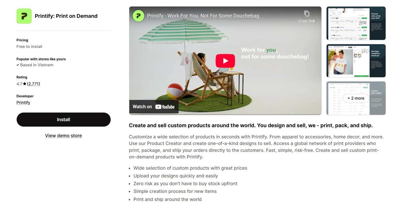 Printify: Print on Demand