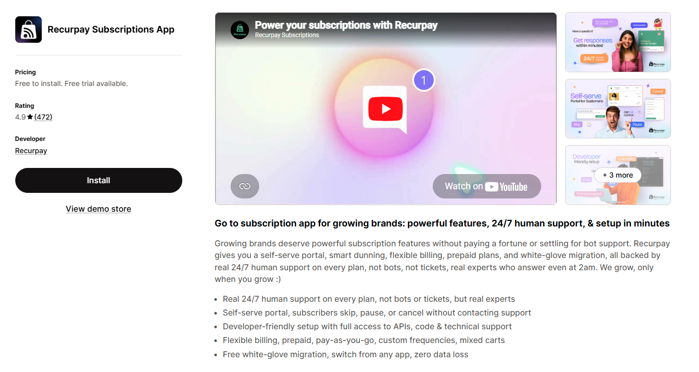 Recurpay subscriptions