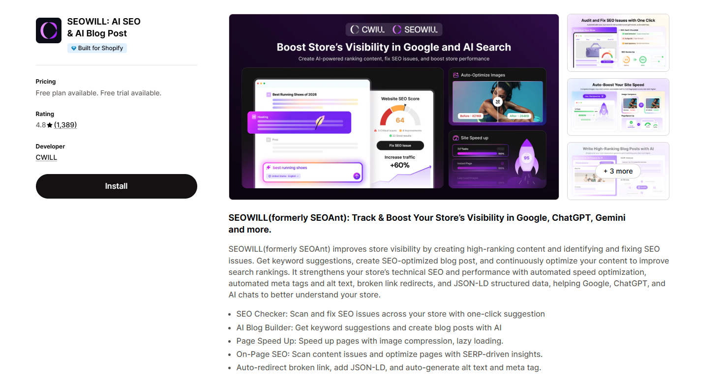SEOWILL: AI SEO & AI Blog Post