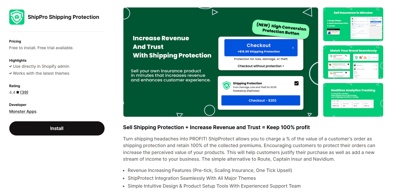 ShipPro Shipping Protection