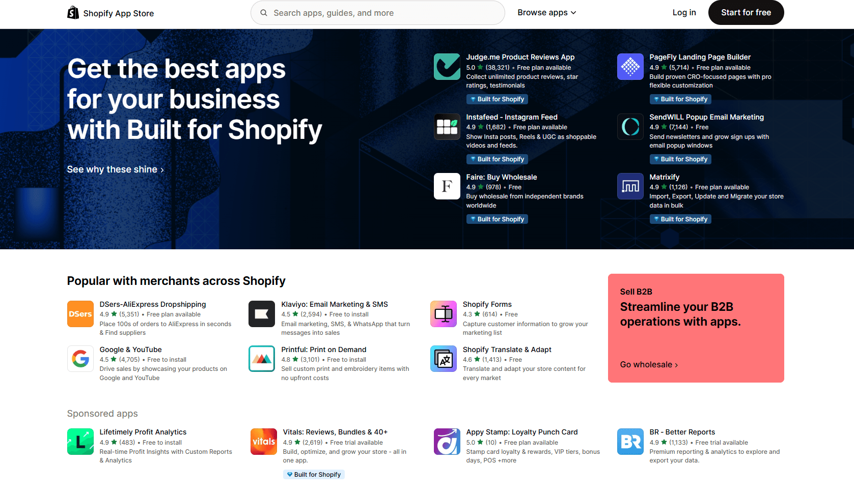 Shopify App Stores