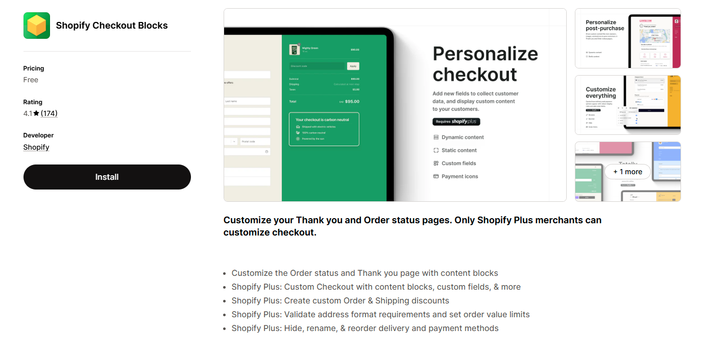 Shopify Checkout Blocks