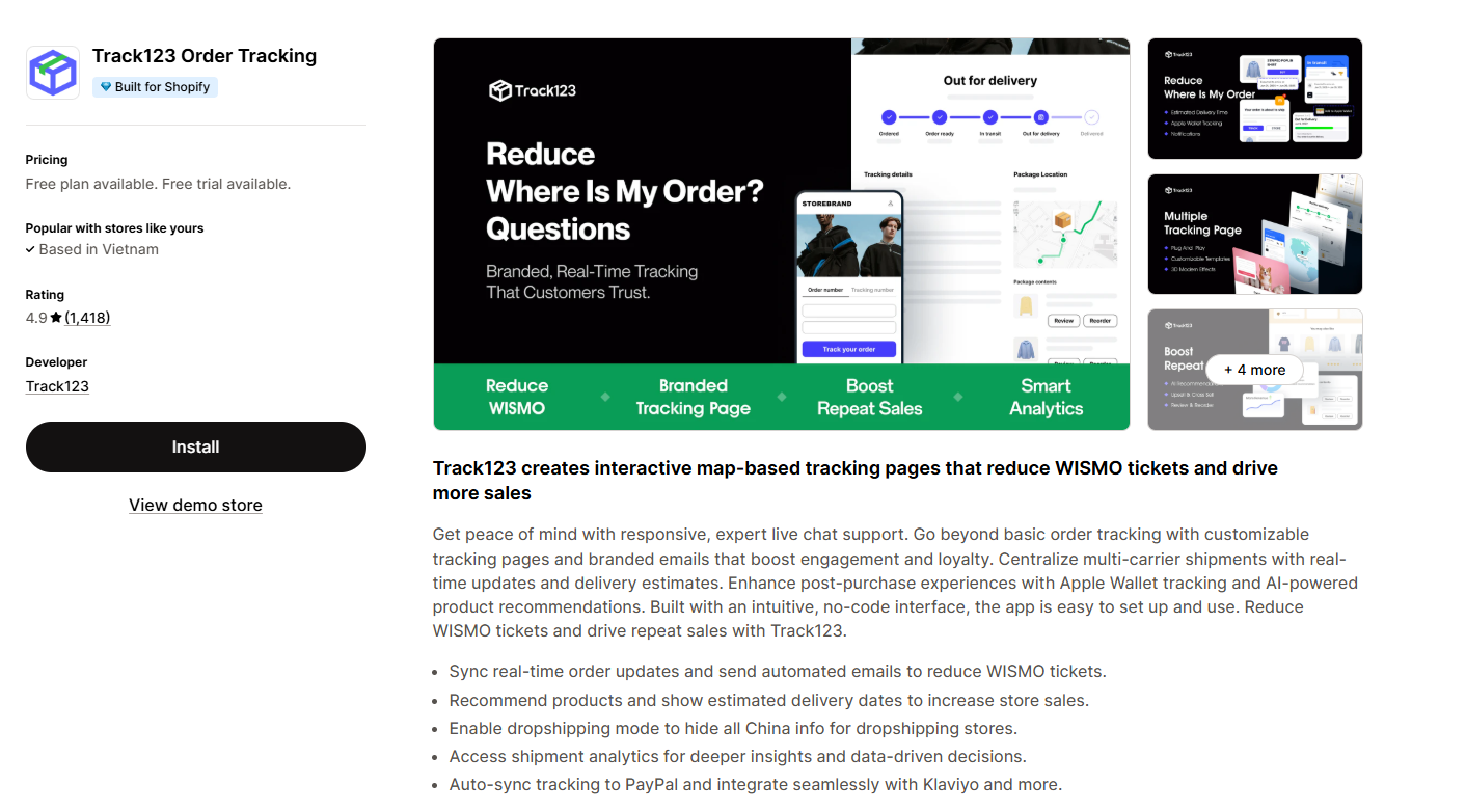 Track123 Order Tracking