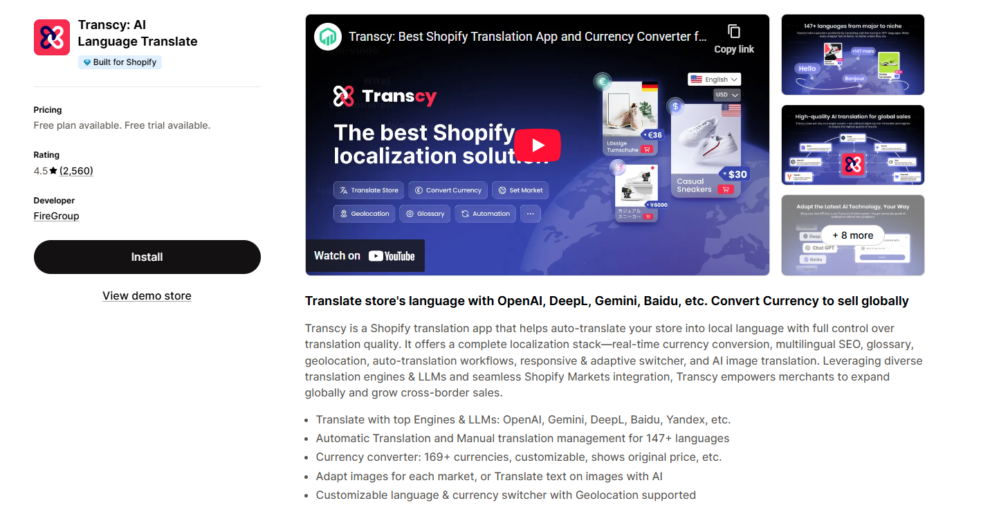 Transcy: AI Language Translate