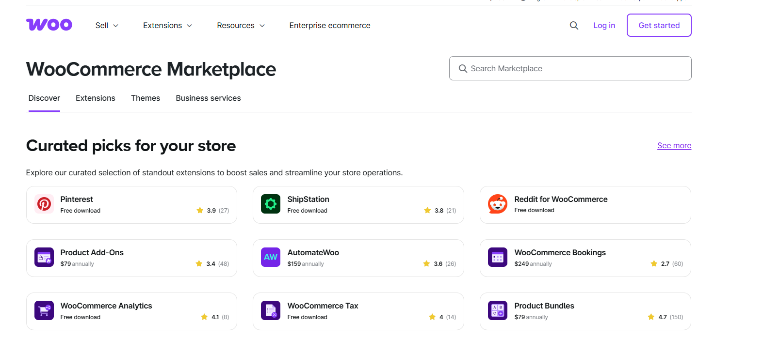 Woocommerce Plugin marketplace