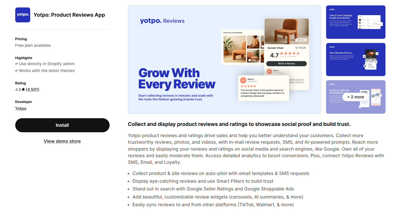 Yotpo: Product Reviews App