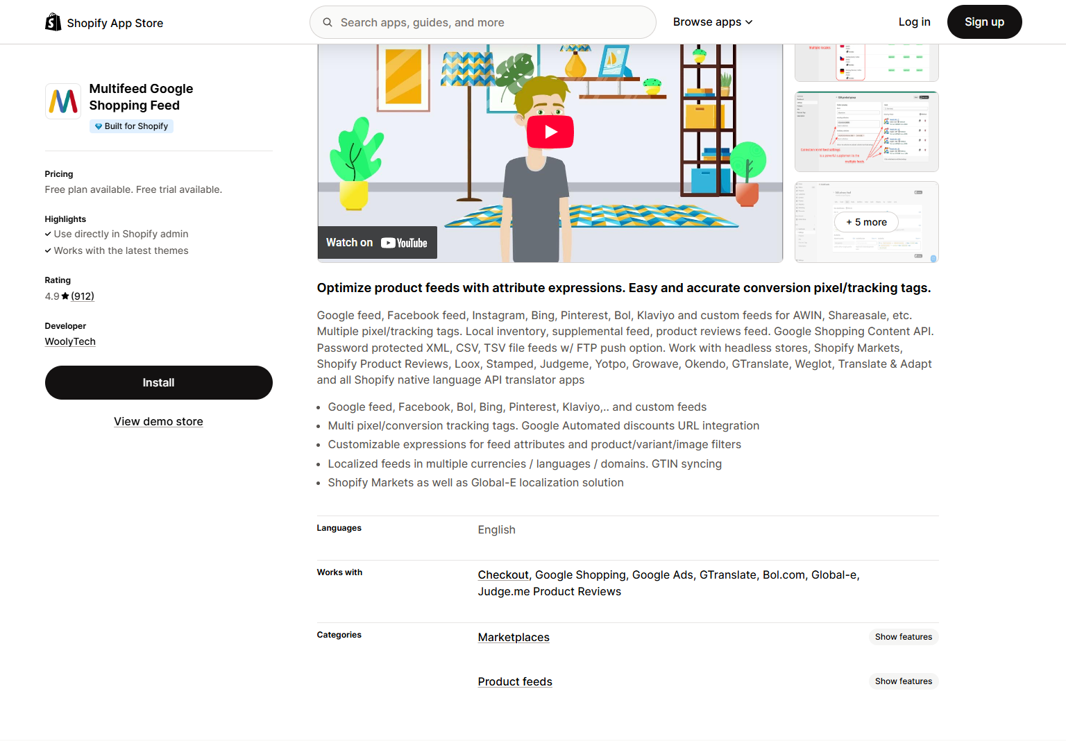 Multifeed Google Shopping Feed